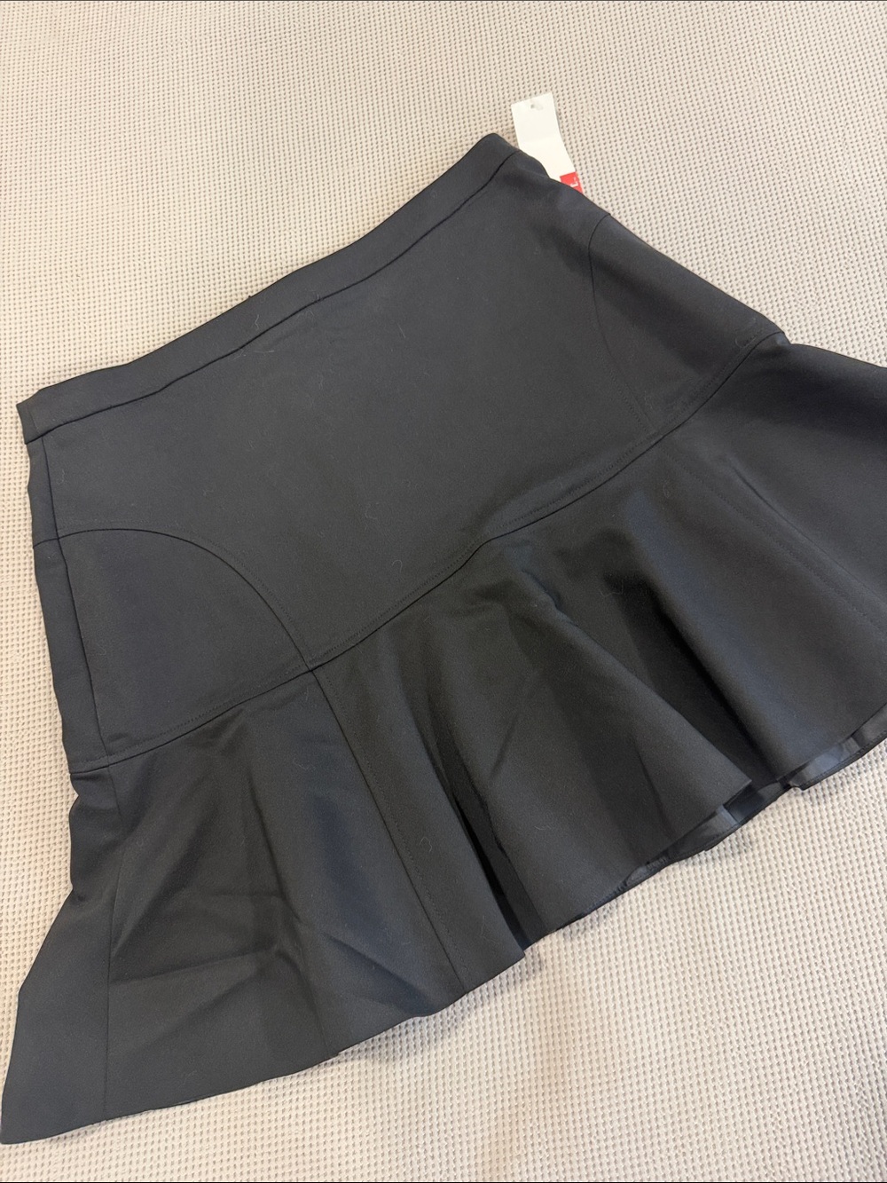 Elle Black Circle Skirt with Flared Hem